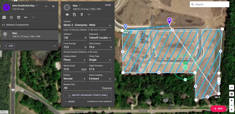 Drone Programming For Mapping Flight